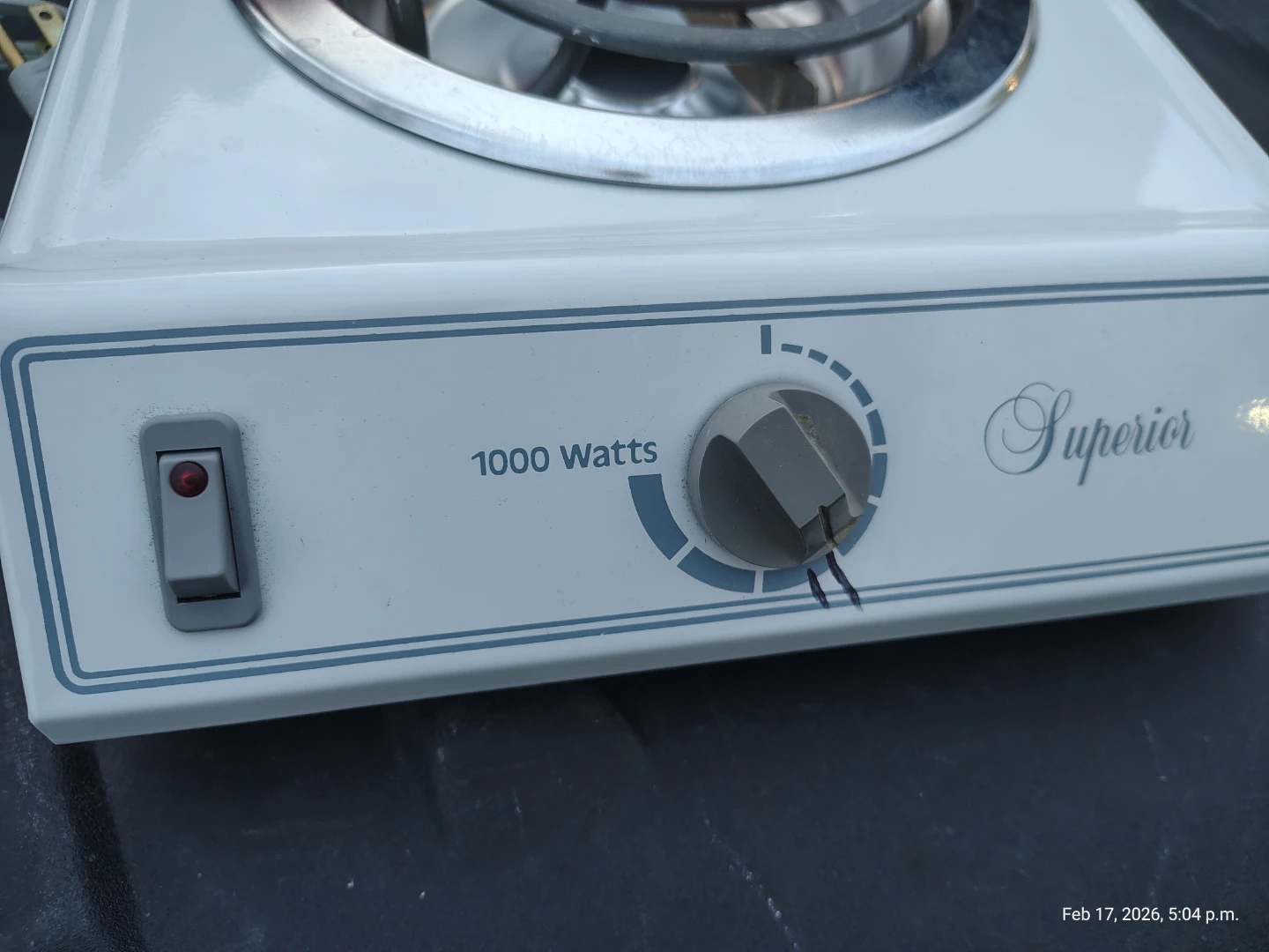 1000 W Hotplate Electric * Like New * - photo 2