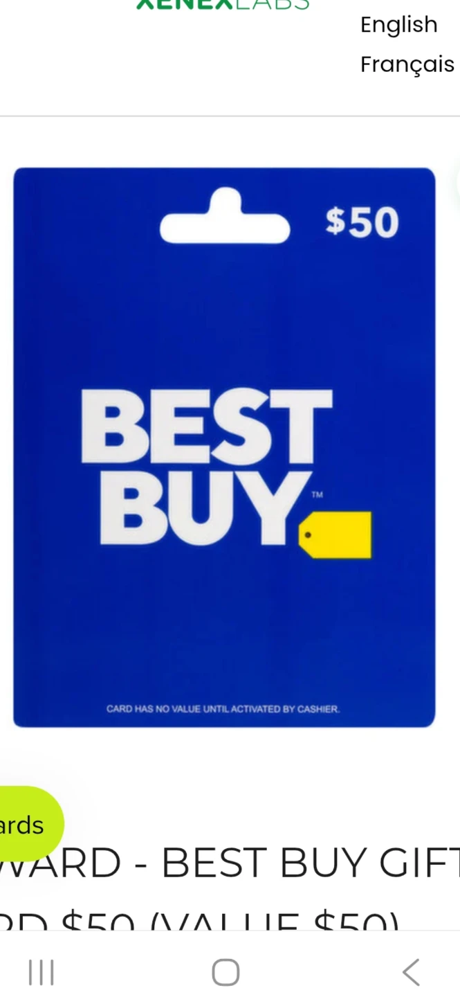 $50 Best Buy Gift Card