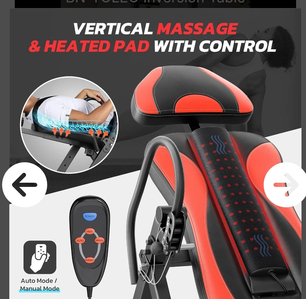 YOLEO Inversion Table Equipment,Red GA64113 - photo 4
