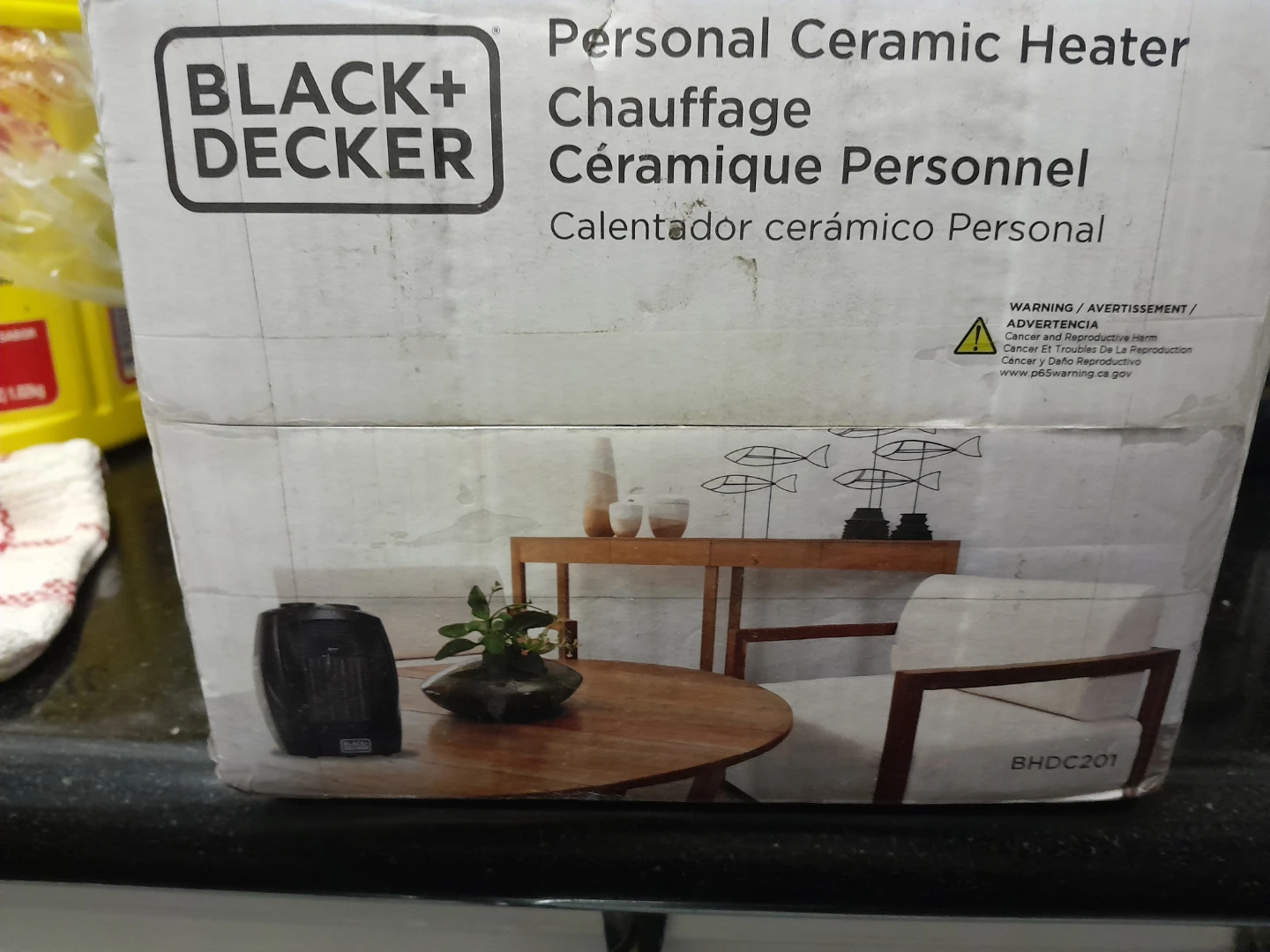 BLACK+DECKER Personal Ceramic Heater BHDC201 - photo 4
