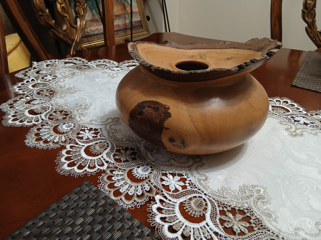 Handmade Wooden Vase