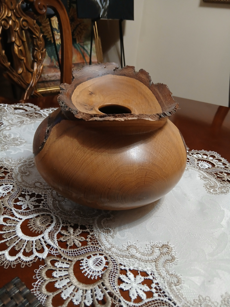 Handmade Wooden Vase - photo 4