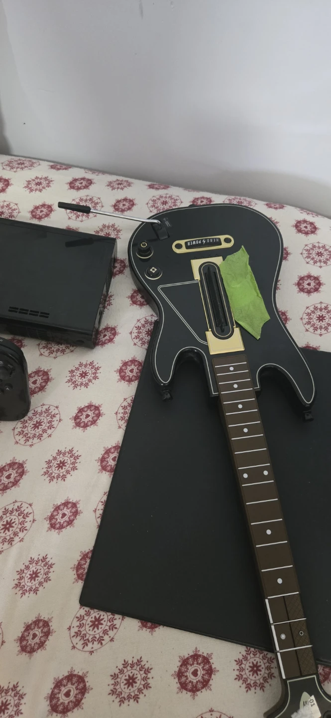 Nintendo Wii U Console Bundle with Guitar Hero Controller