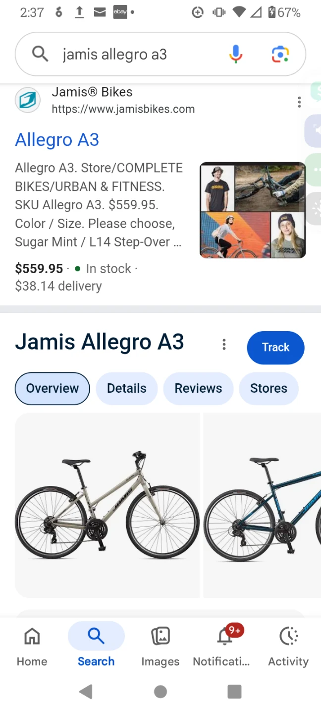 Jamis Allegro hybrid Road Bike - Blue - photo 4