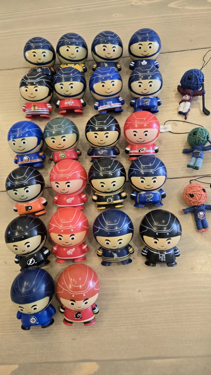 NHL Hockey Team Mascot Figurines Collection