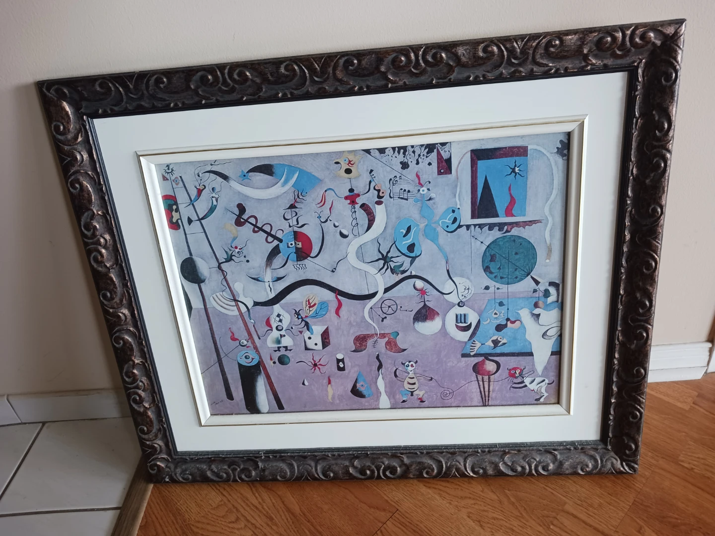 Framed Abstract Art Print - photo 2