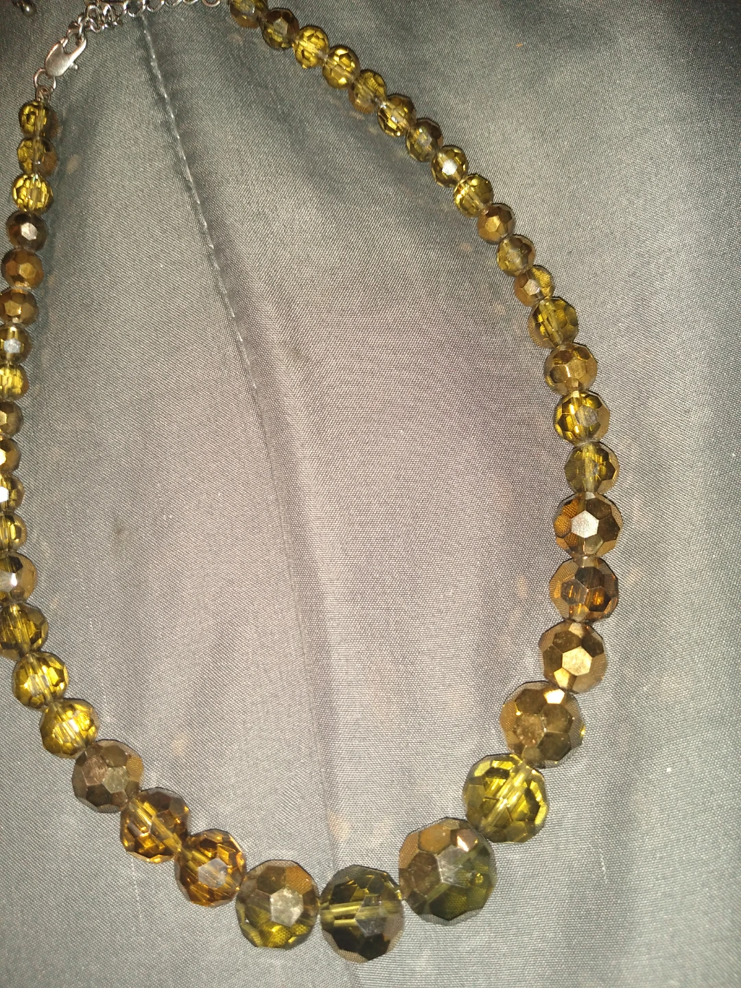 Vintage designer amber necklace