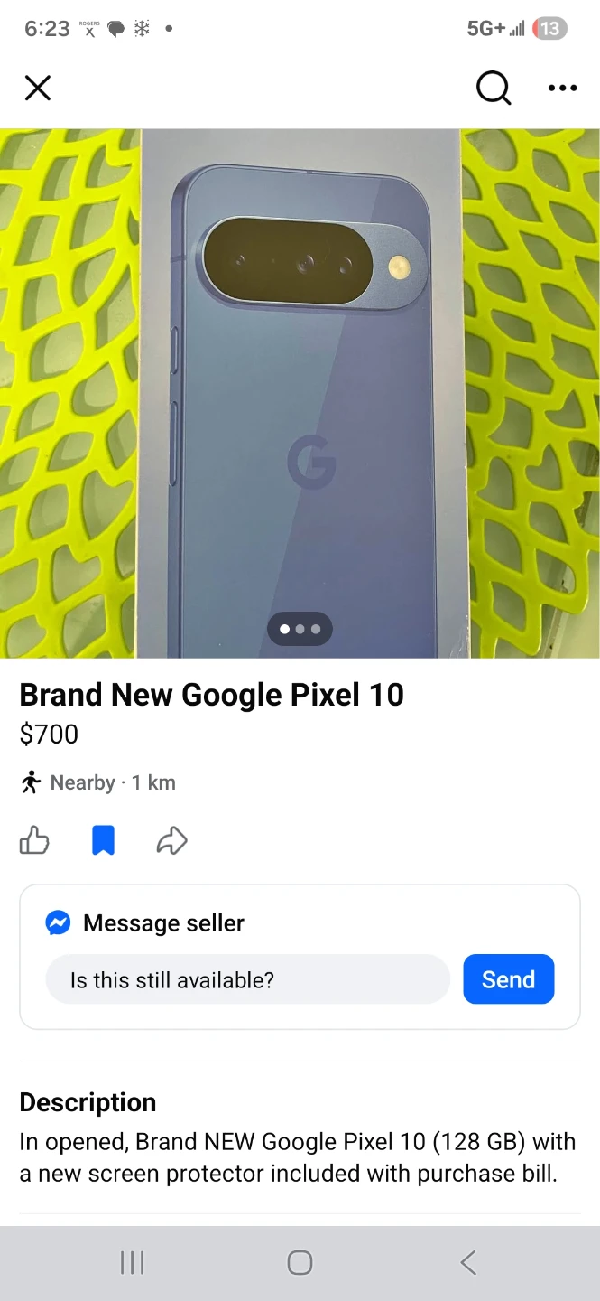 Brand New Google Pixel 10 (128 GB)