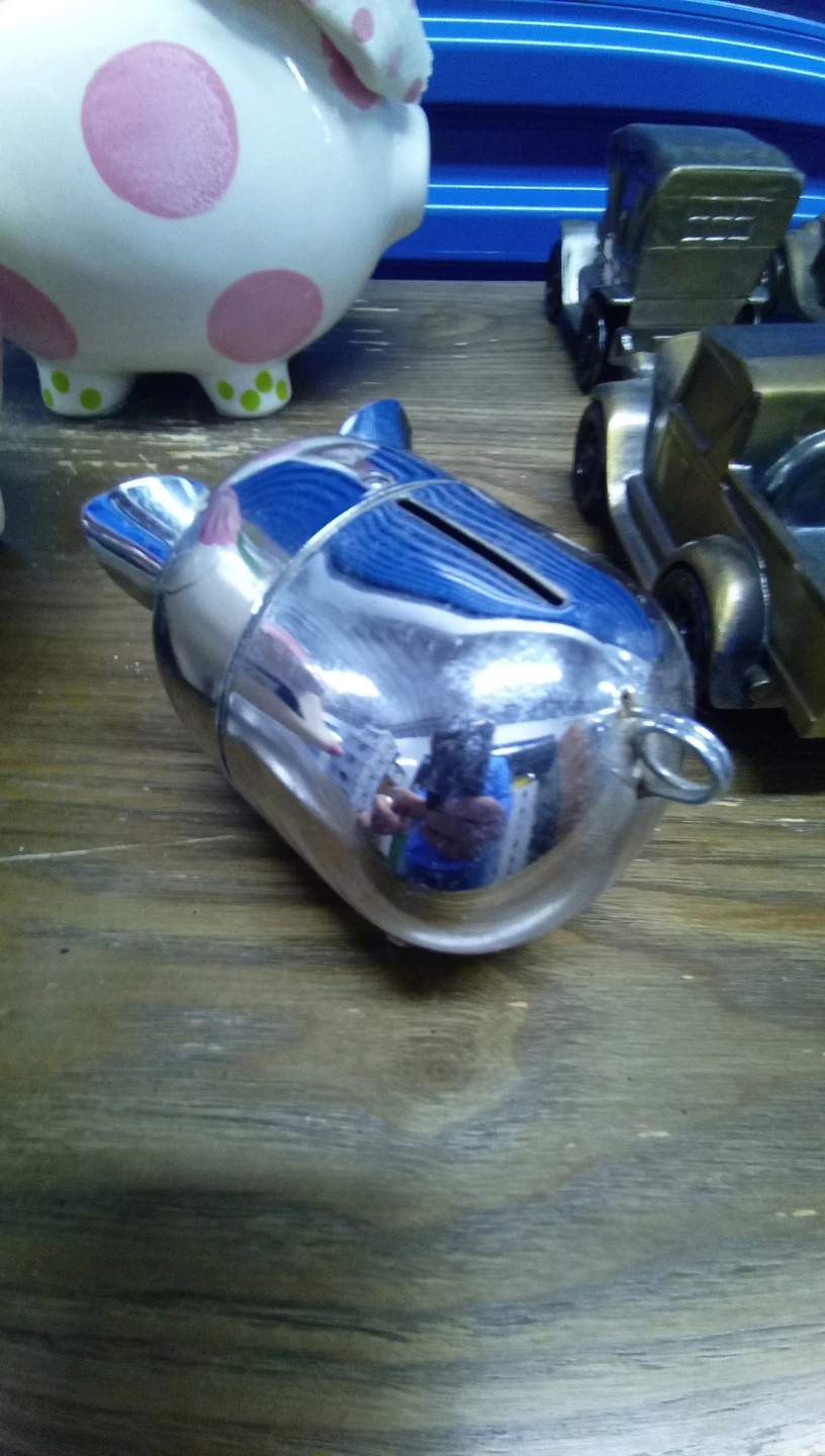 Chrome Piggy Bank - photo 3