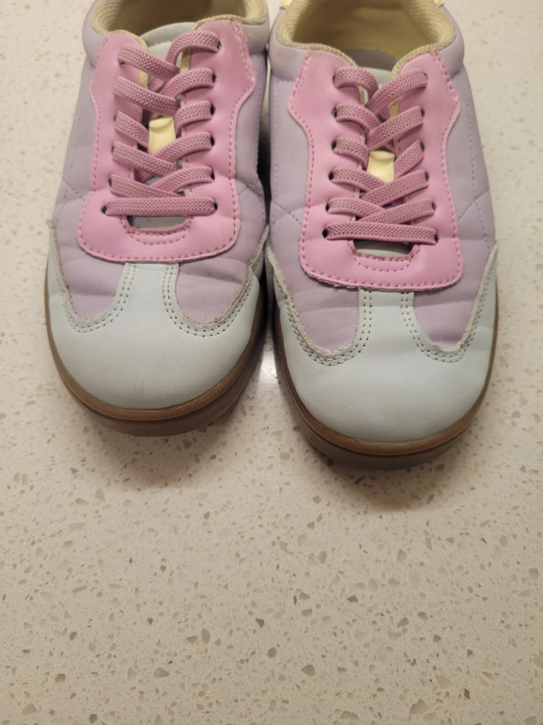 Kids Lavender and Pink Sneakers
