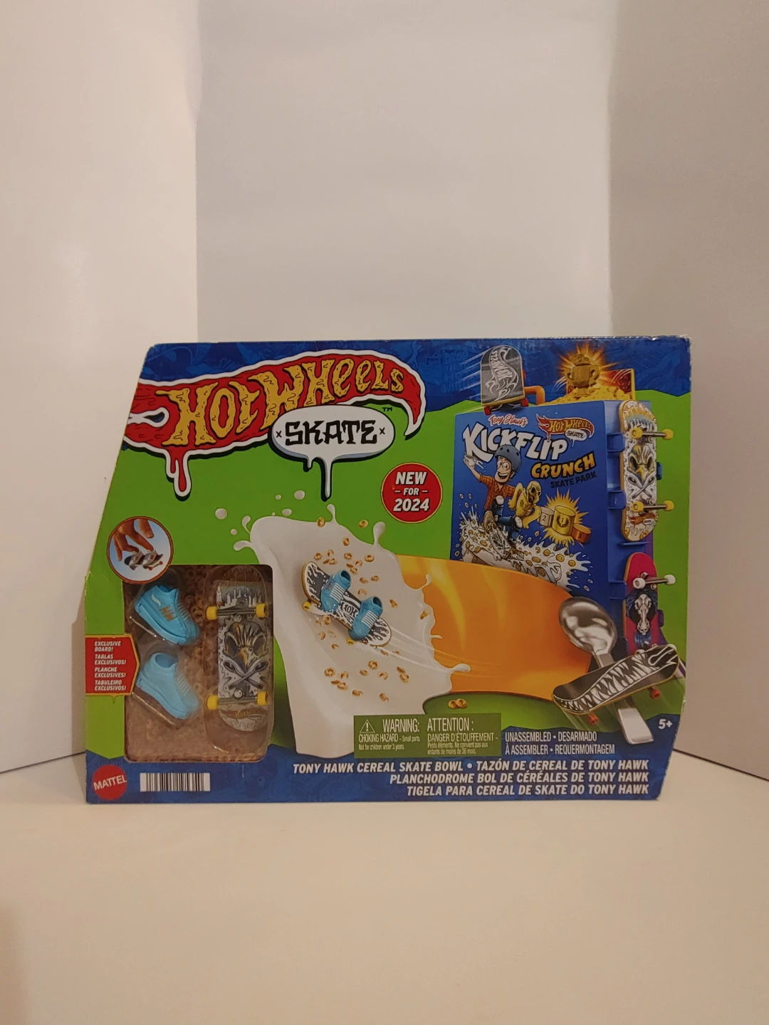 Hot Wheels Skate Tony Hawk Cereal Bowl Kickflip Crunch