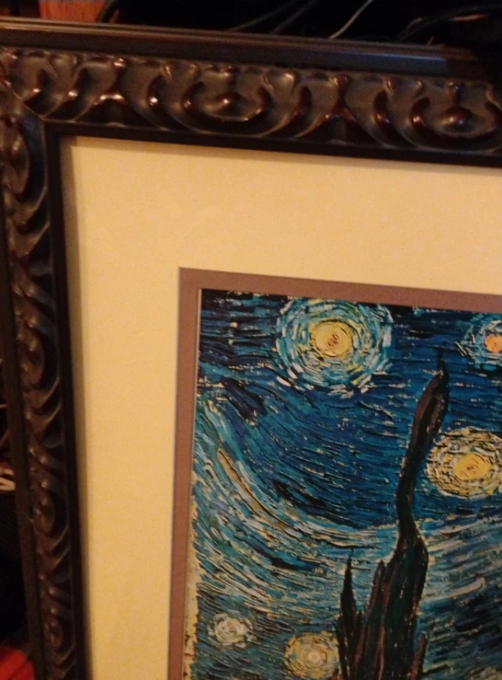 Framed "The Starry Night" Print - photo 3