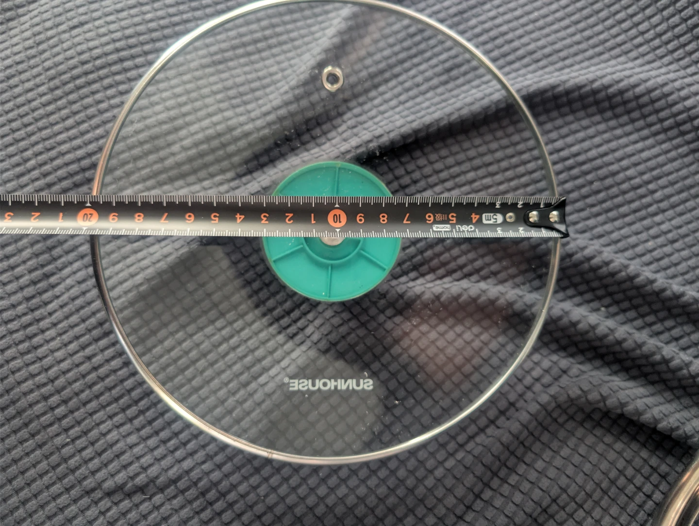Sunhouse Glass Pot Lid with Teal Handle 🏆🏆🏆