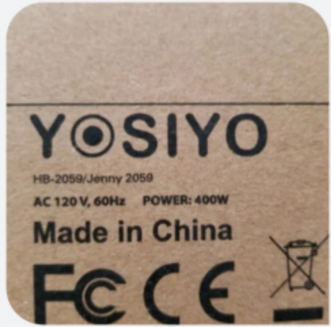 YOSIYO Hand Blender HB-2059 400W - photo 4