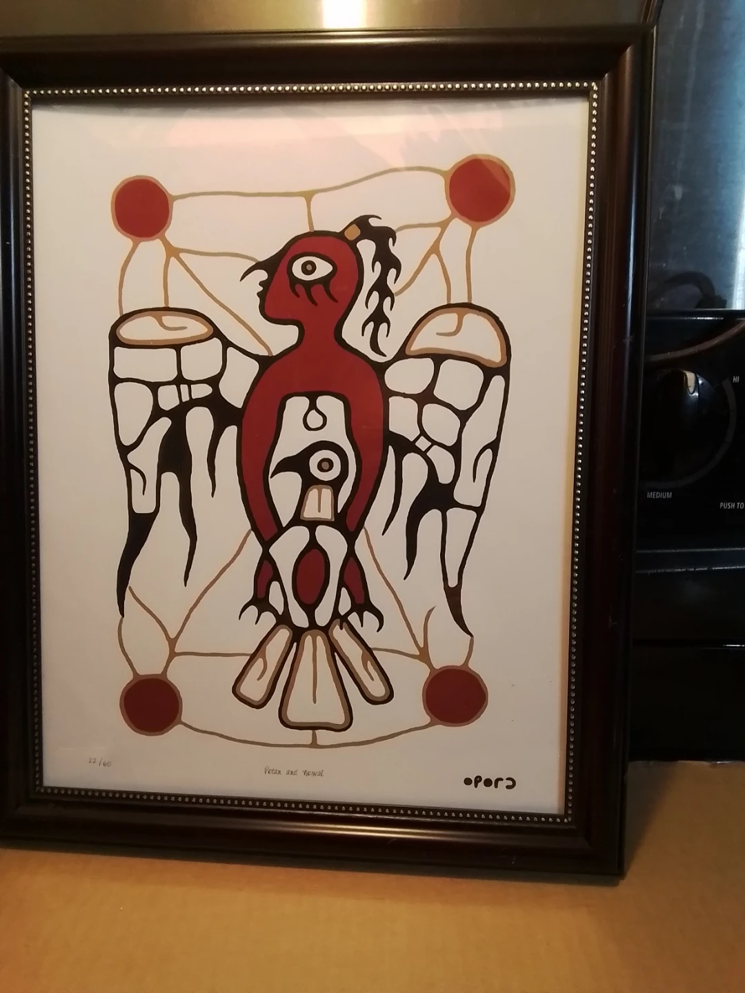 Christian Morrisseau "Potan and Norval" Giclee 22/60 with COA