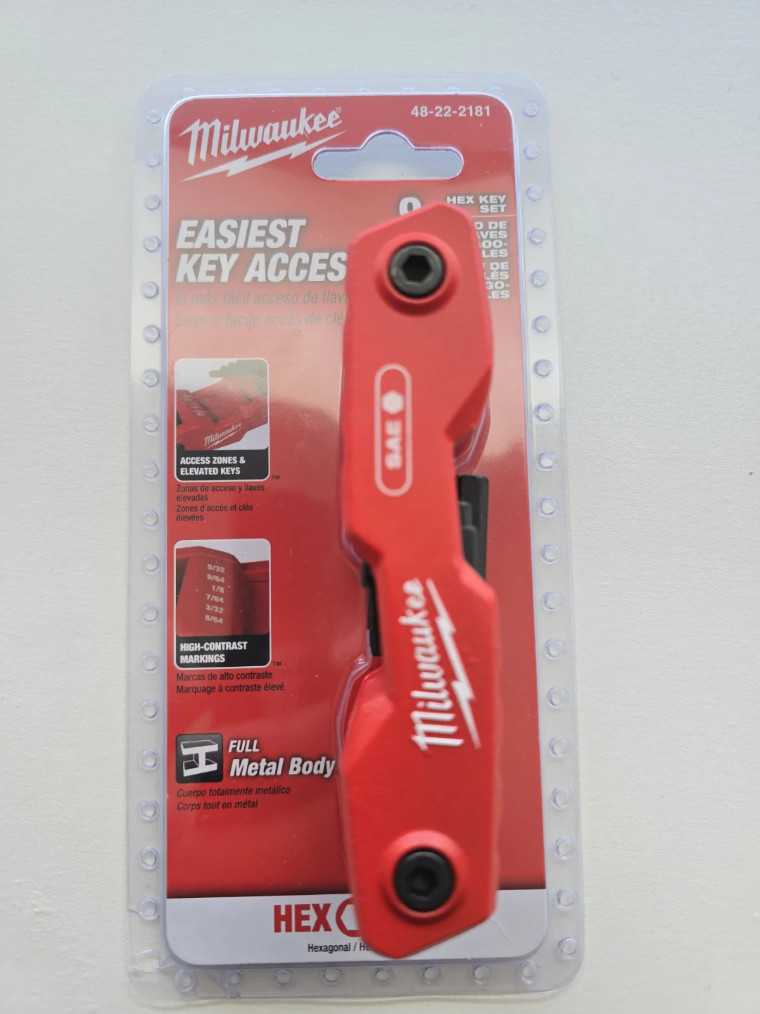 Milwaukee SAE Hex Key Set - photo 3