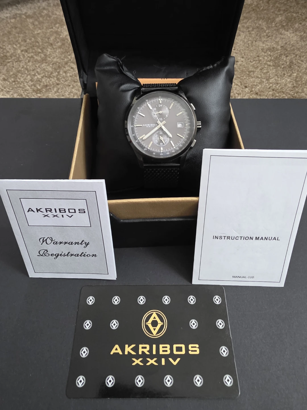 Akribos XXIV Chronograph Watch - photo 3