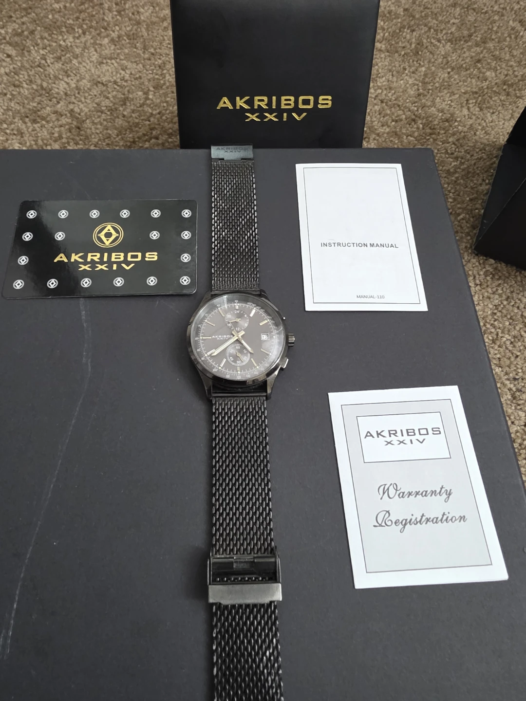 Akribos XXIV Chronograph Watch - photo 4
