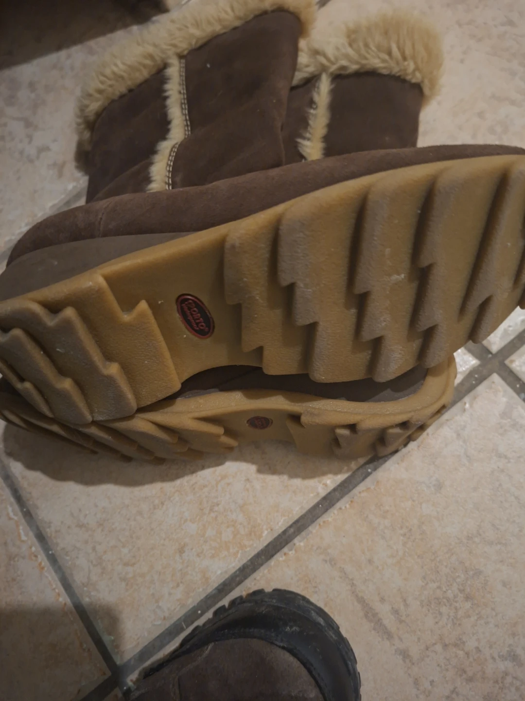 🥕 Lady's Brown Suede Winter Boots - photo 2