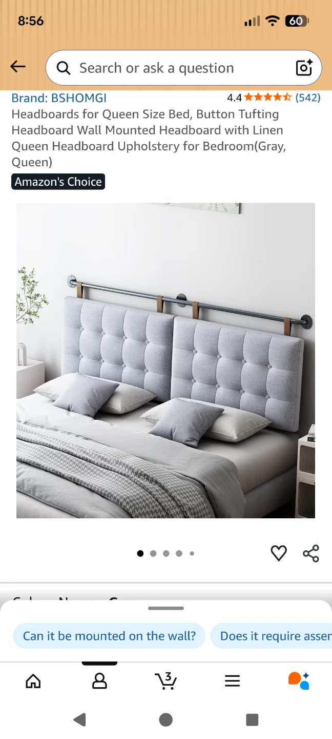 Queen head board