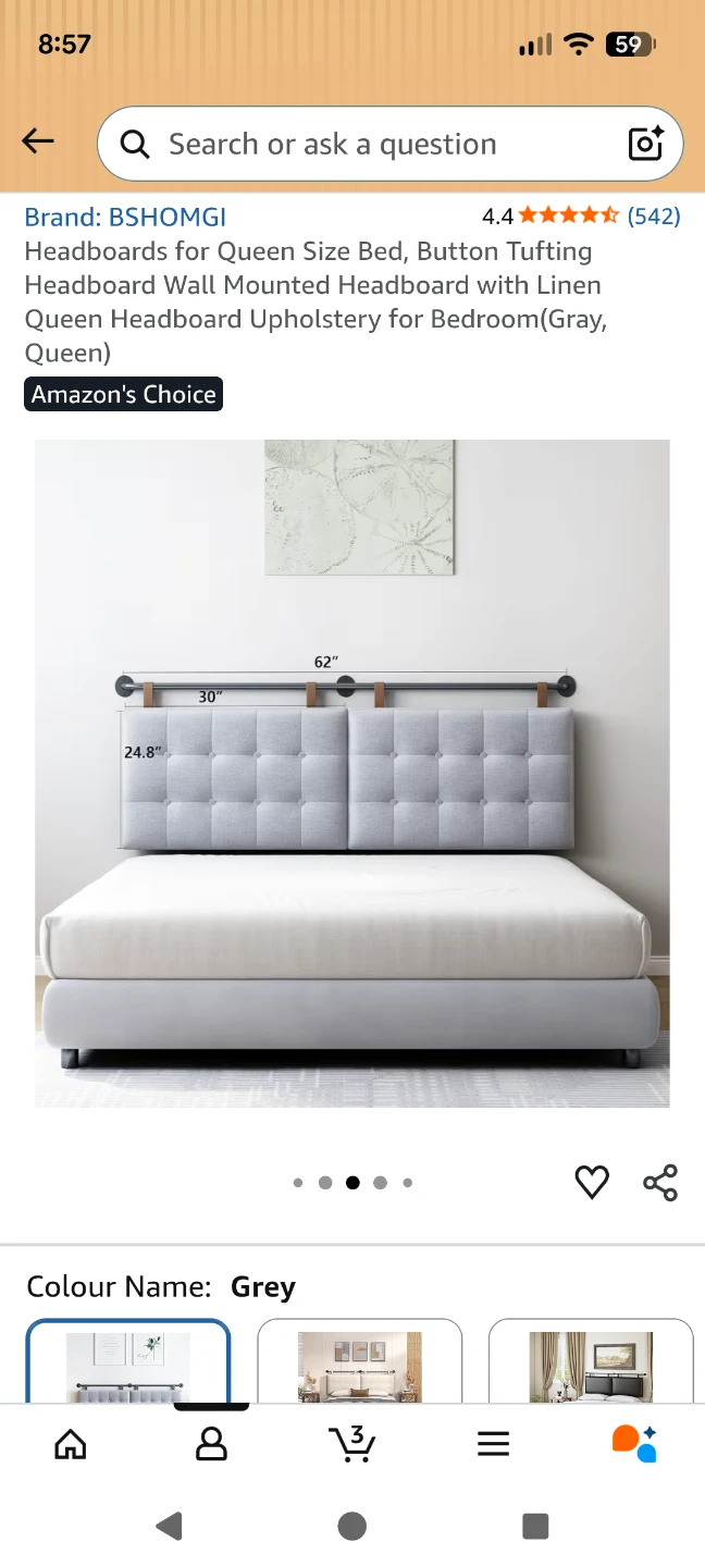 Queen head board - photo 4