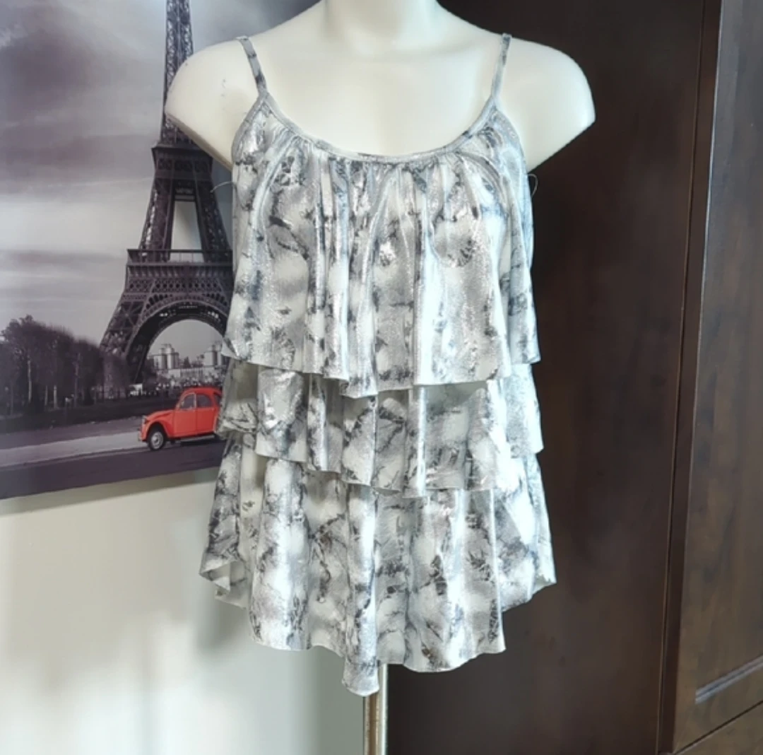 Sexo M/M Tiered Ruffle Tank Top