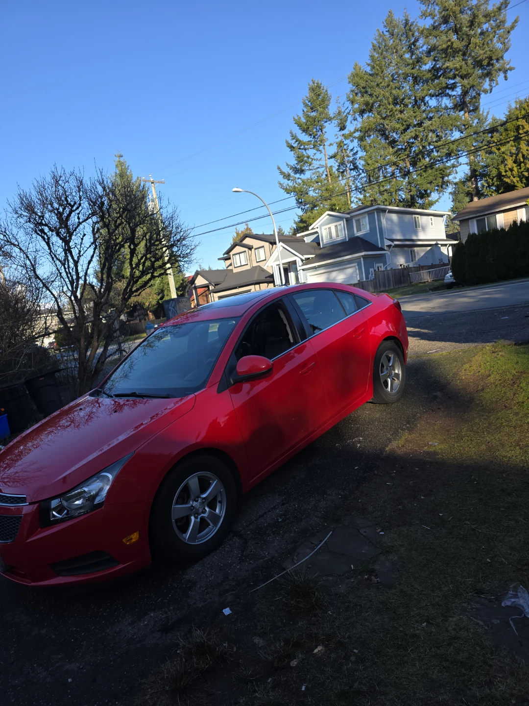 Red Chevrolet Cruze