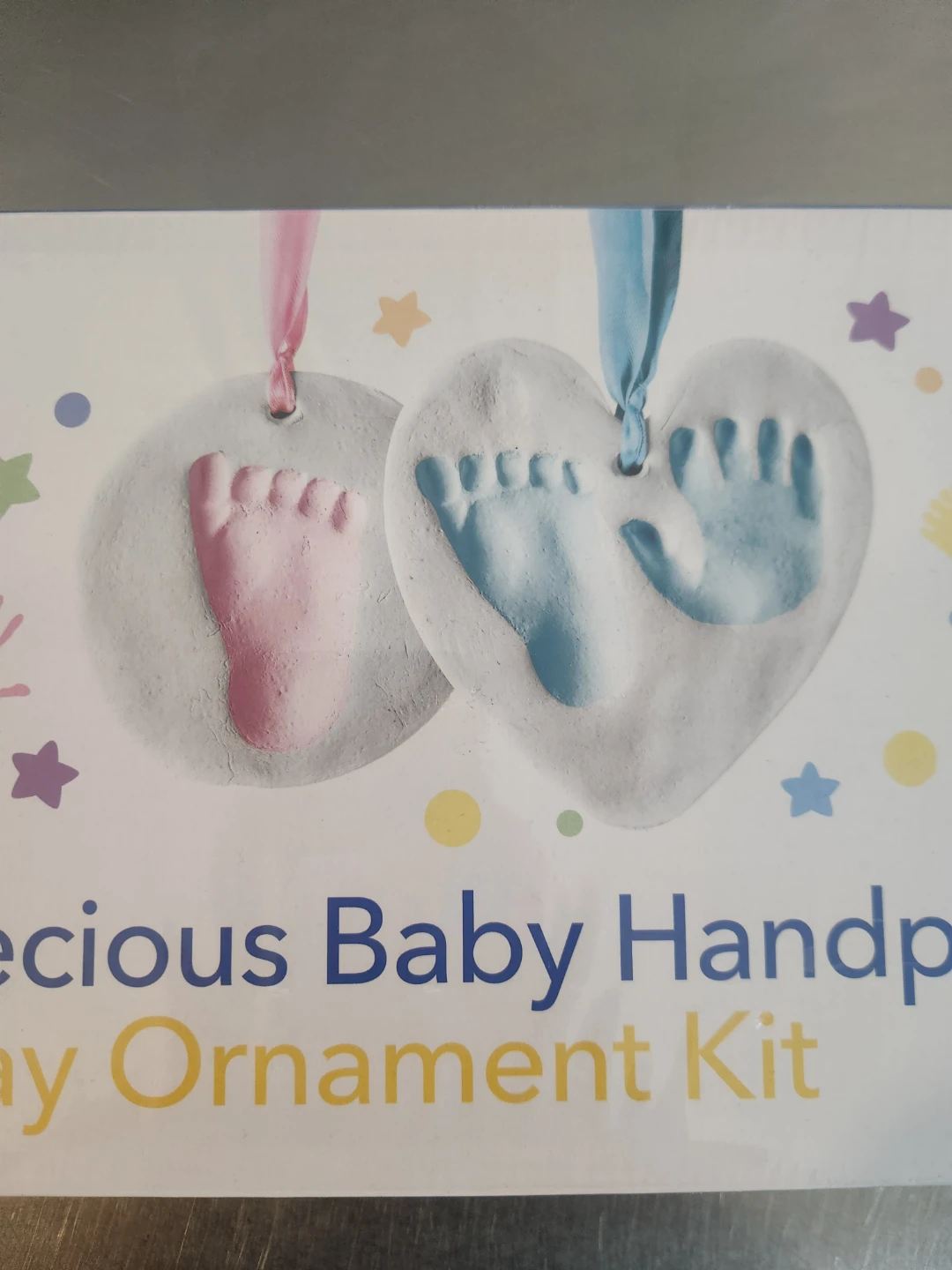 Bubzi Co. Precious Baby Handprints Clay Ornament Kit - photo 3