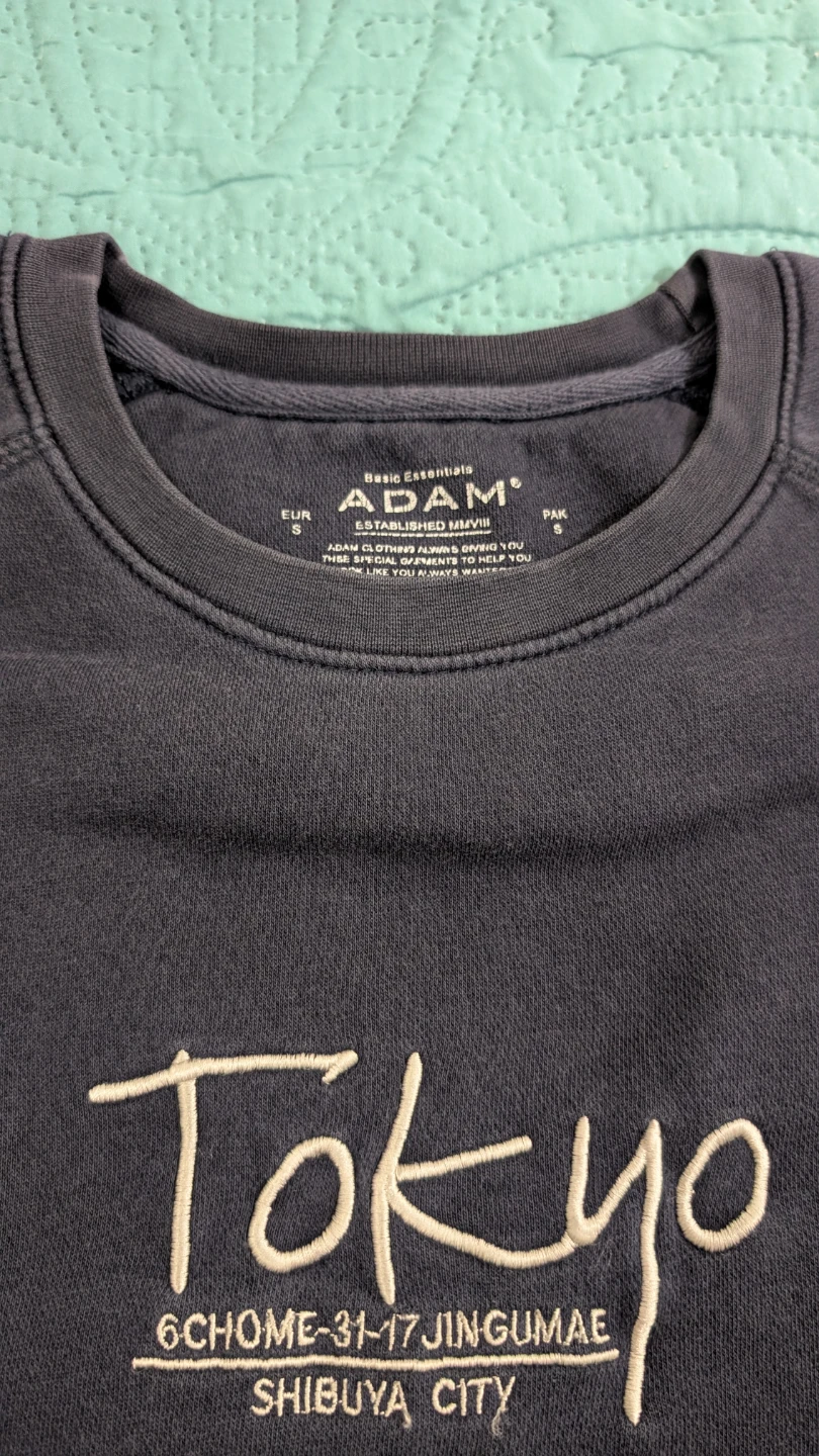 ADAM Tokyo Shibuya City Crewneck Sweatshirt - Size S