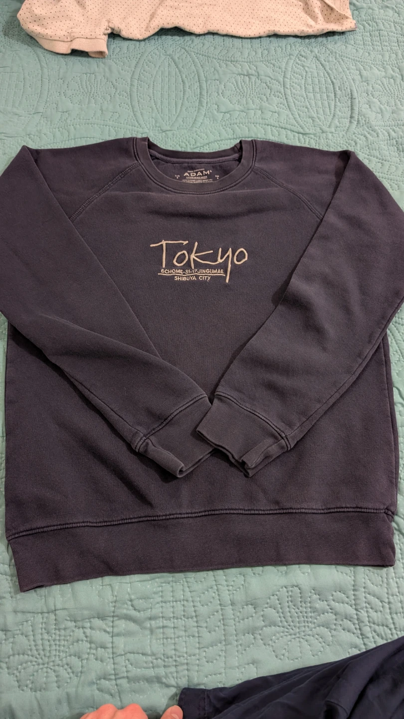 ADAM Tokyo Shibuya City Crewneck Sweatshirt - Size S - photo 2