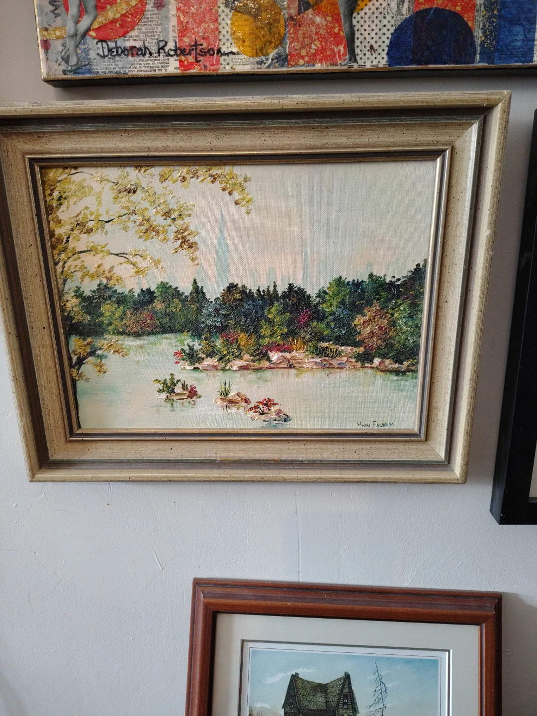 Framed Landscape Painting by Lynn Falke - photo 2