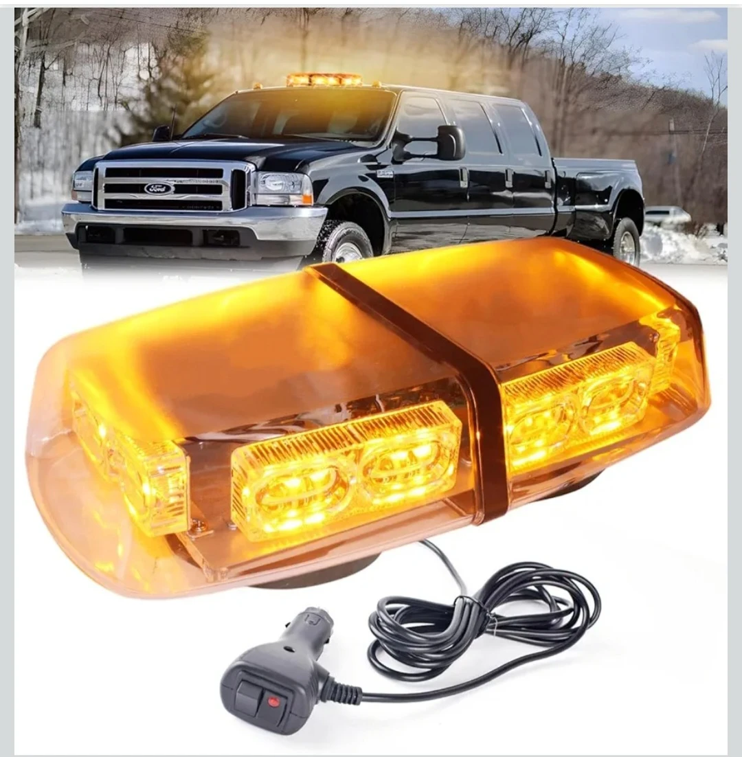 Brand New Amber LED Strobe Light Bar