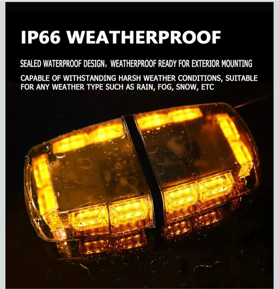 Brand New Amber LED Strobe Light Bar - photo 3