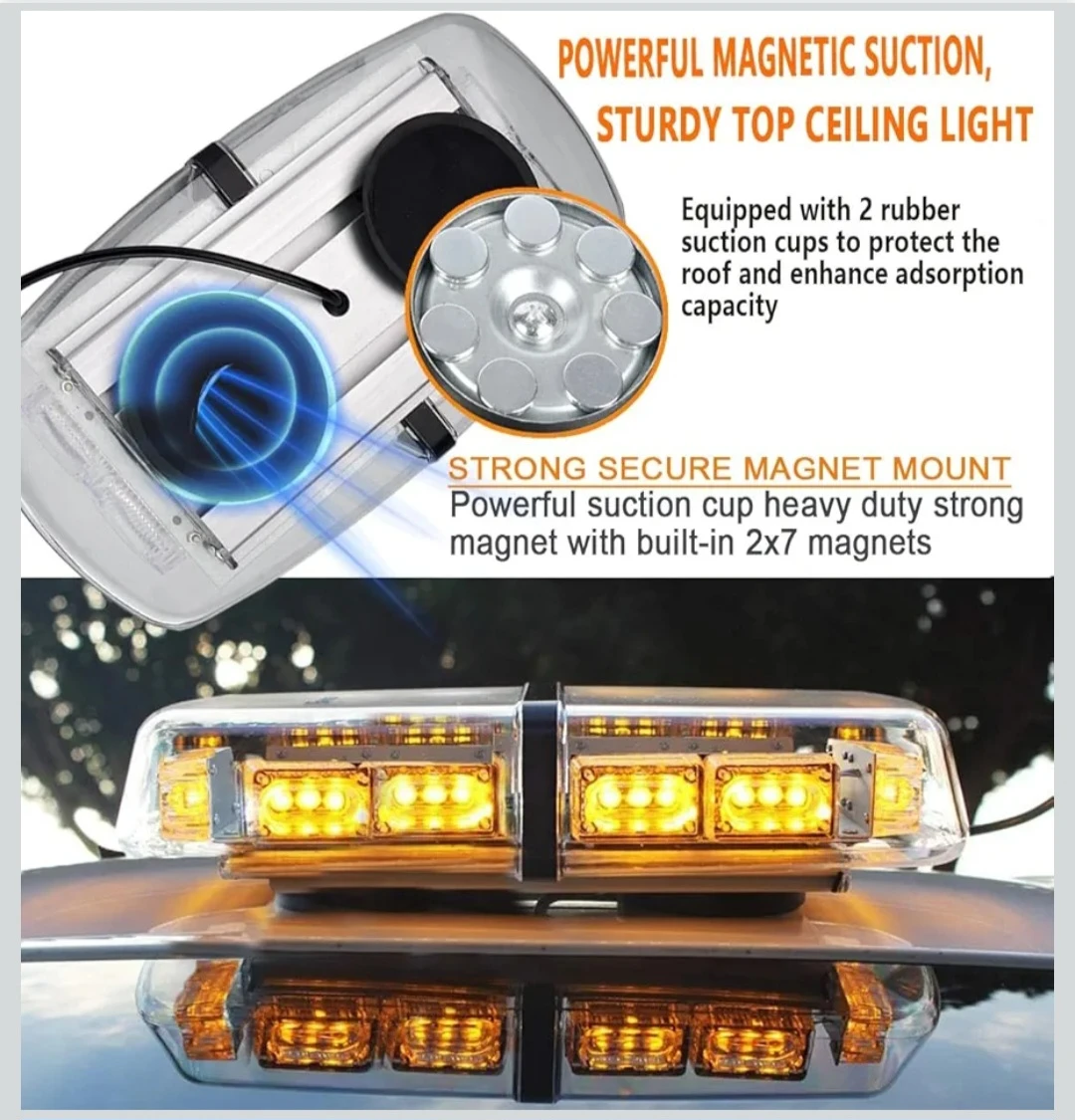 Brand New Amber LED Strobe Light Bar - photo 4