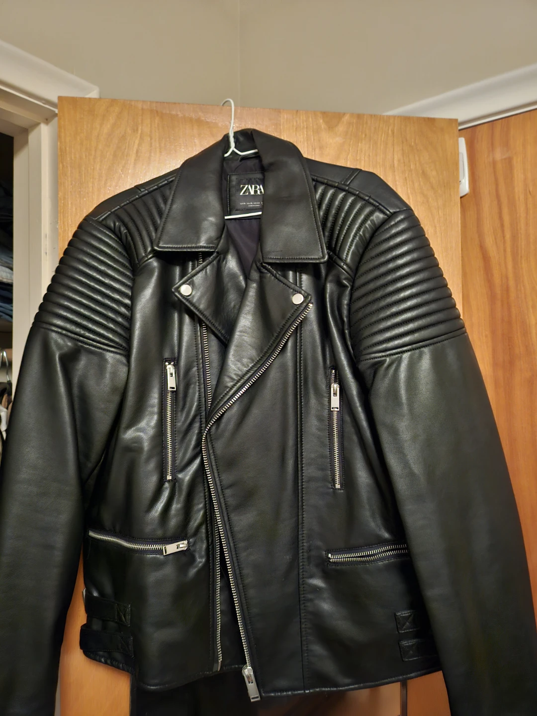 Zara Men's Jackets Bundle (Faux Leather, Fleece, Trench) - photo 2