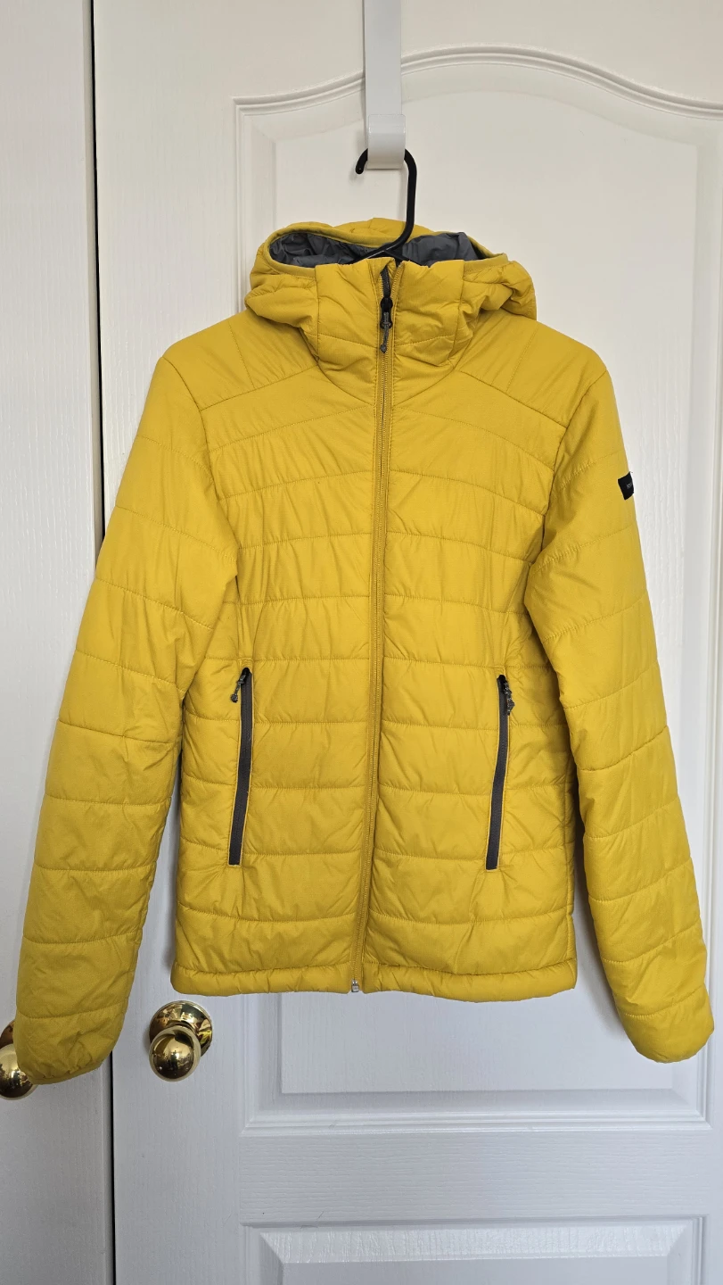 Decathlon Forclaz Hooded light Puffer Jacket - Yellow