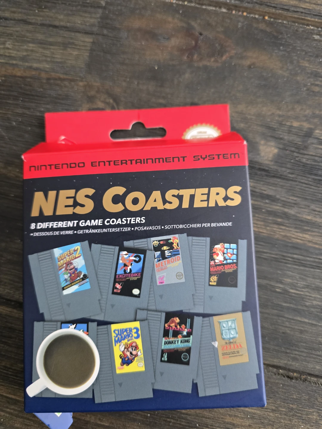NES Coasters - 8 Different Game Designs