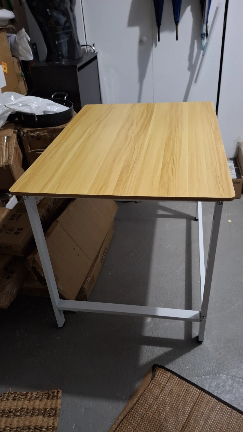 Desk with metal frame (100x70x 73cm) 🏆 - photo 4