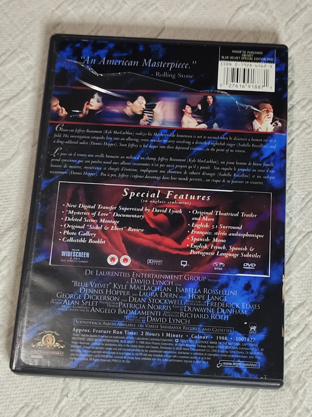 Blue Velvet Special Edition DVD - photo 4