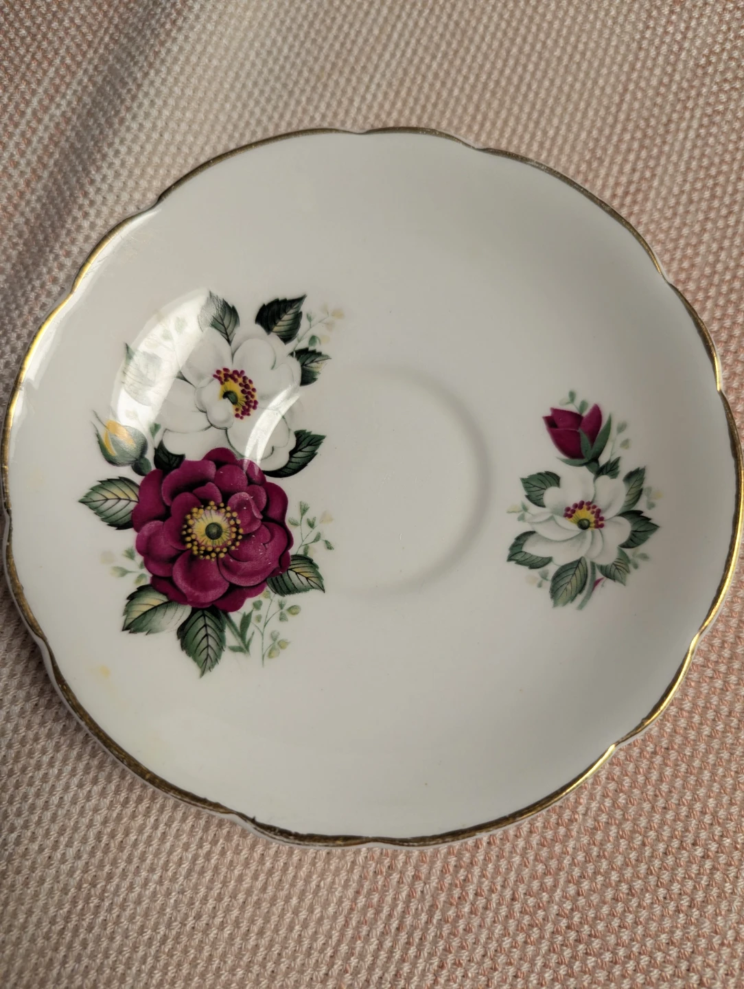 Regency Fine China Floral Saucer