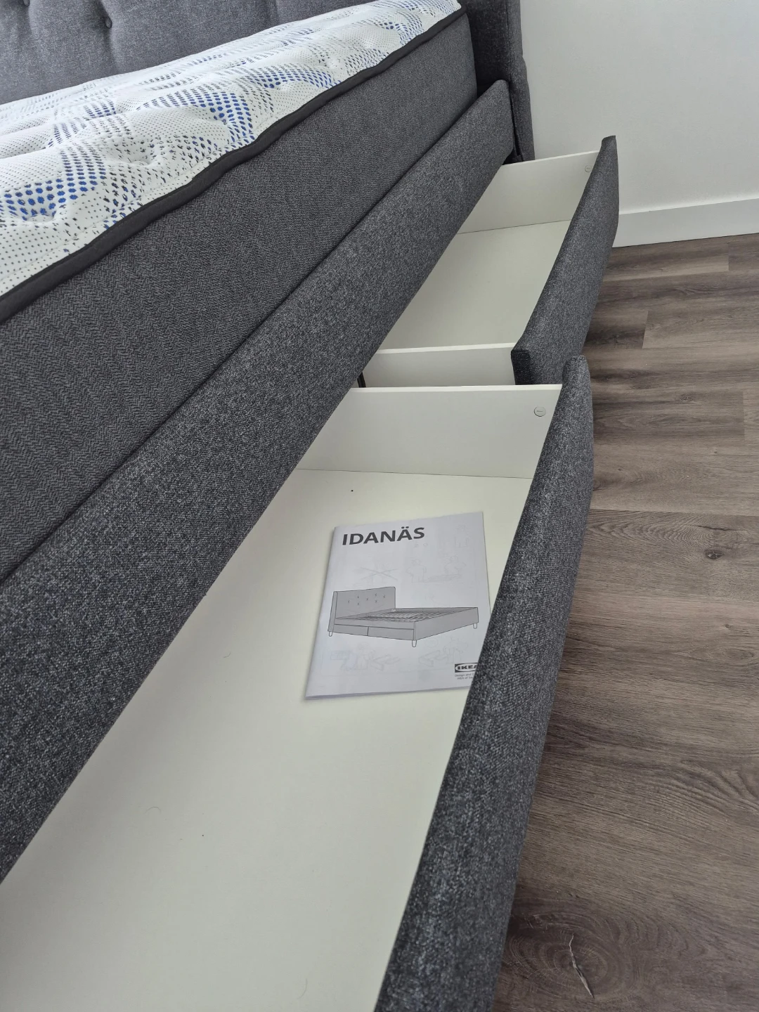 Sealy Posturepedic Mattress + IKEA IDANÄS Upholstered Bed - photo 2