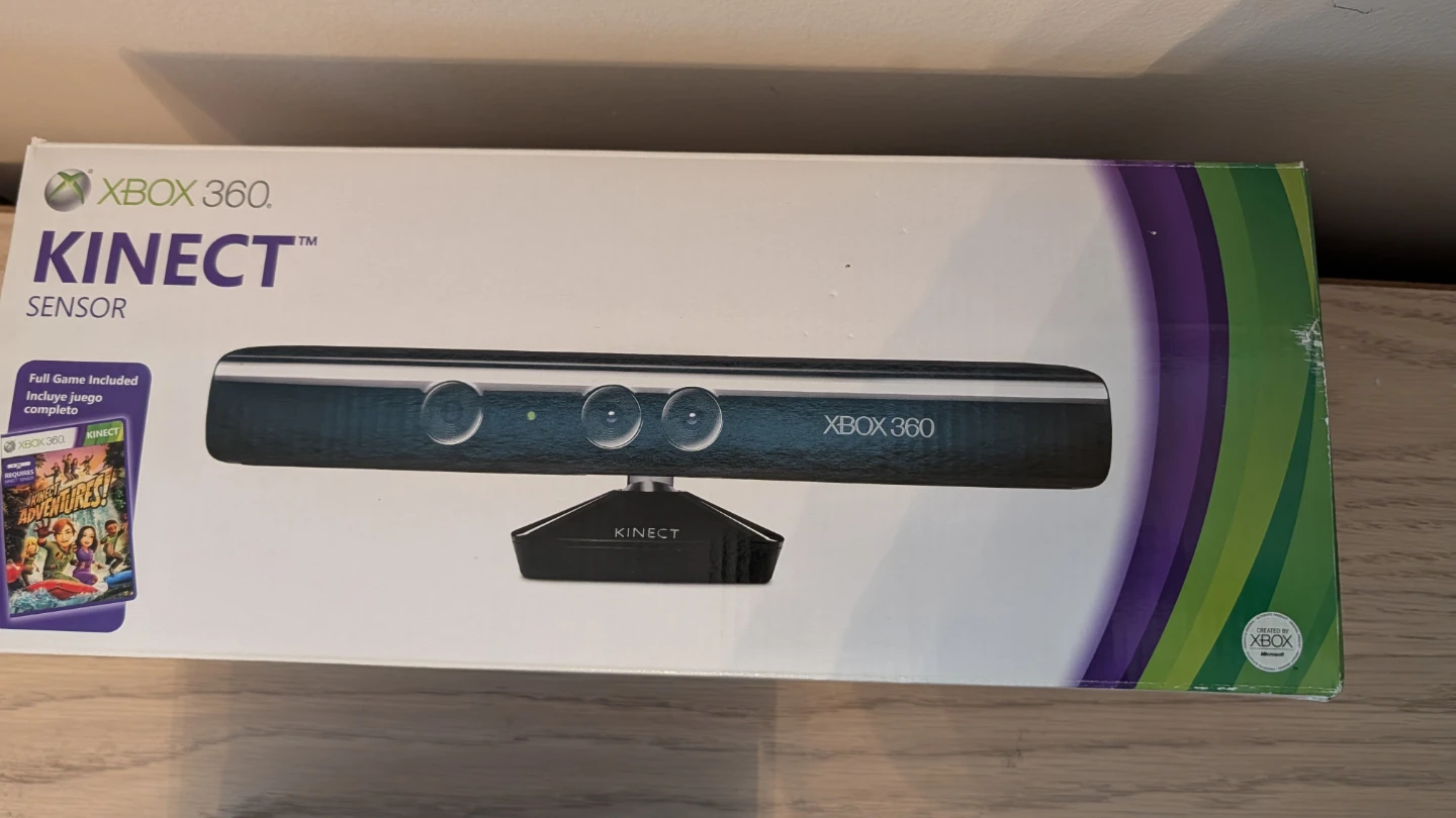 Xbox 360 Kinect Sensor with Kinect Adventures Game - photo 4