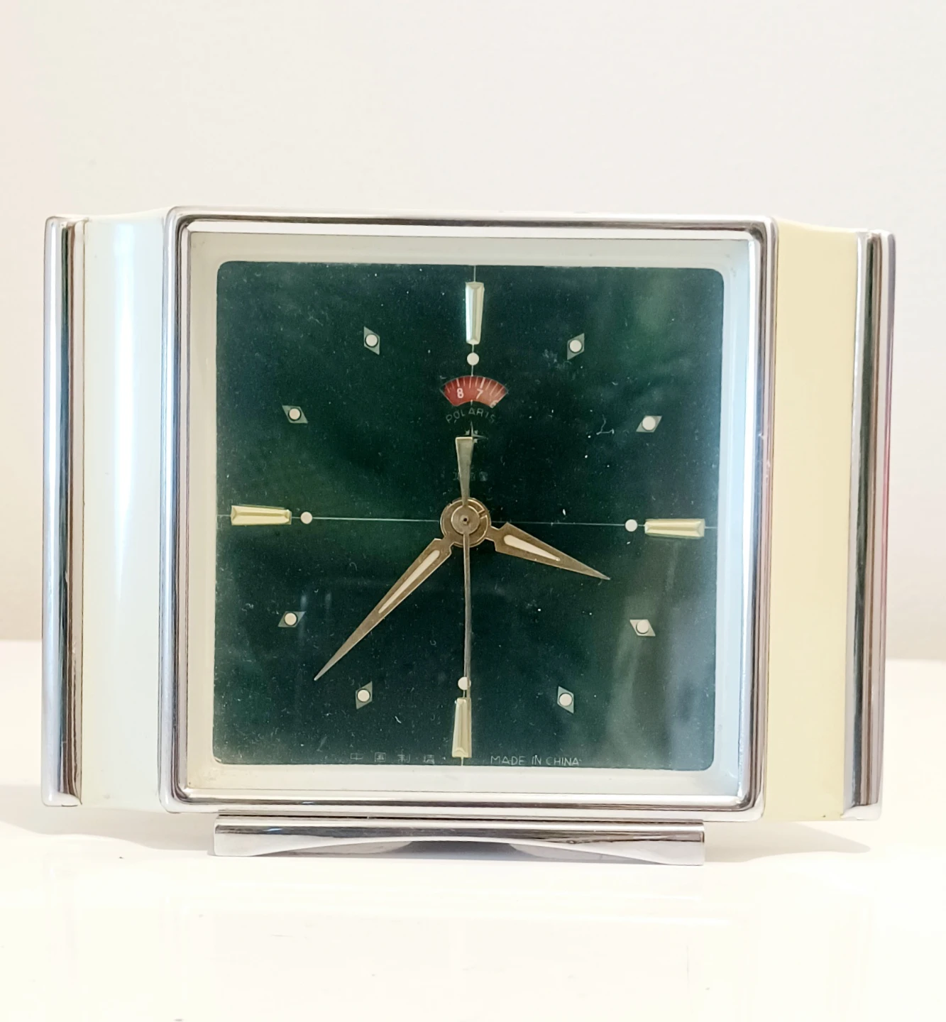 Vtg Polaris Mechanical Alarm Clock