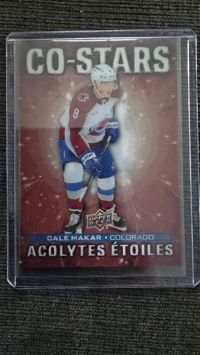 Tim Hortons Cale Makar & Nathan MacKinnon Co-Stars Hockey Card