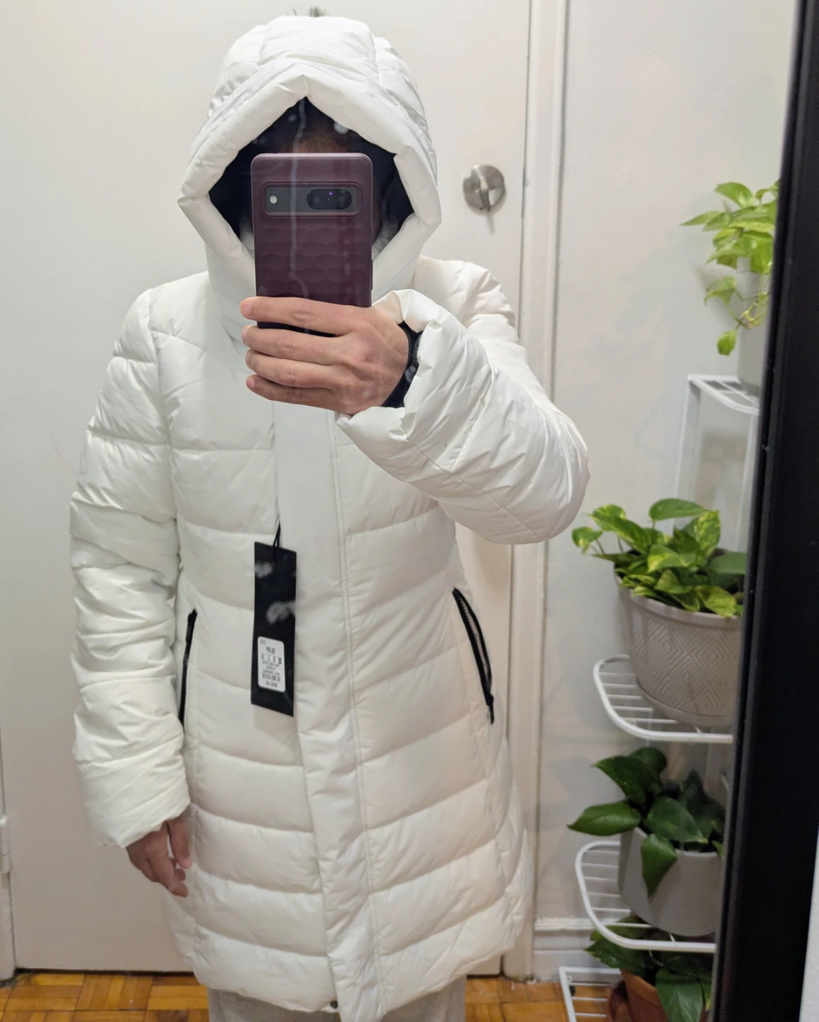 Storm Mountain White Puffer Coat - Size S/P - photo 5