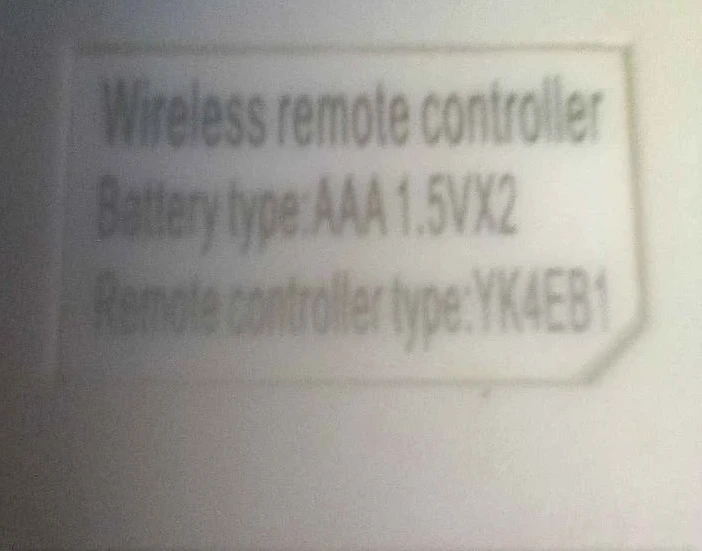 GE Wireless Remote Controller YK4EB1 - photo 2
