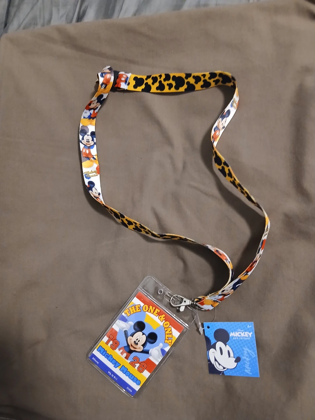 Disney Mickey Mouse "The One & Only" Lanyard with Badge Holder - photo 3