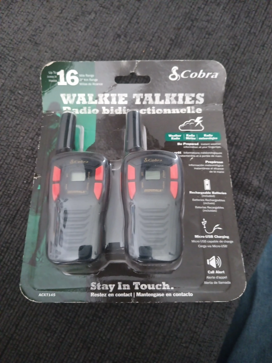 Cobra Walkie Talkies - 2 Pack