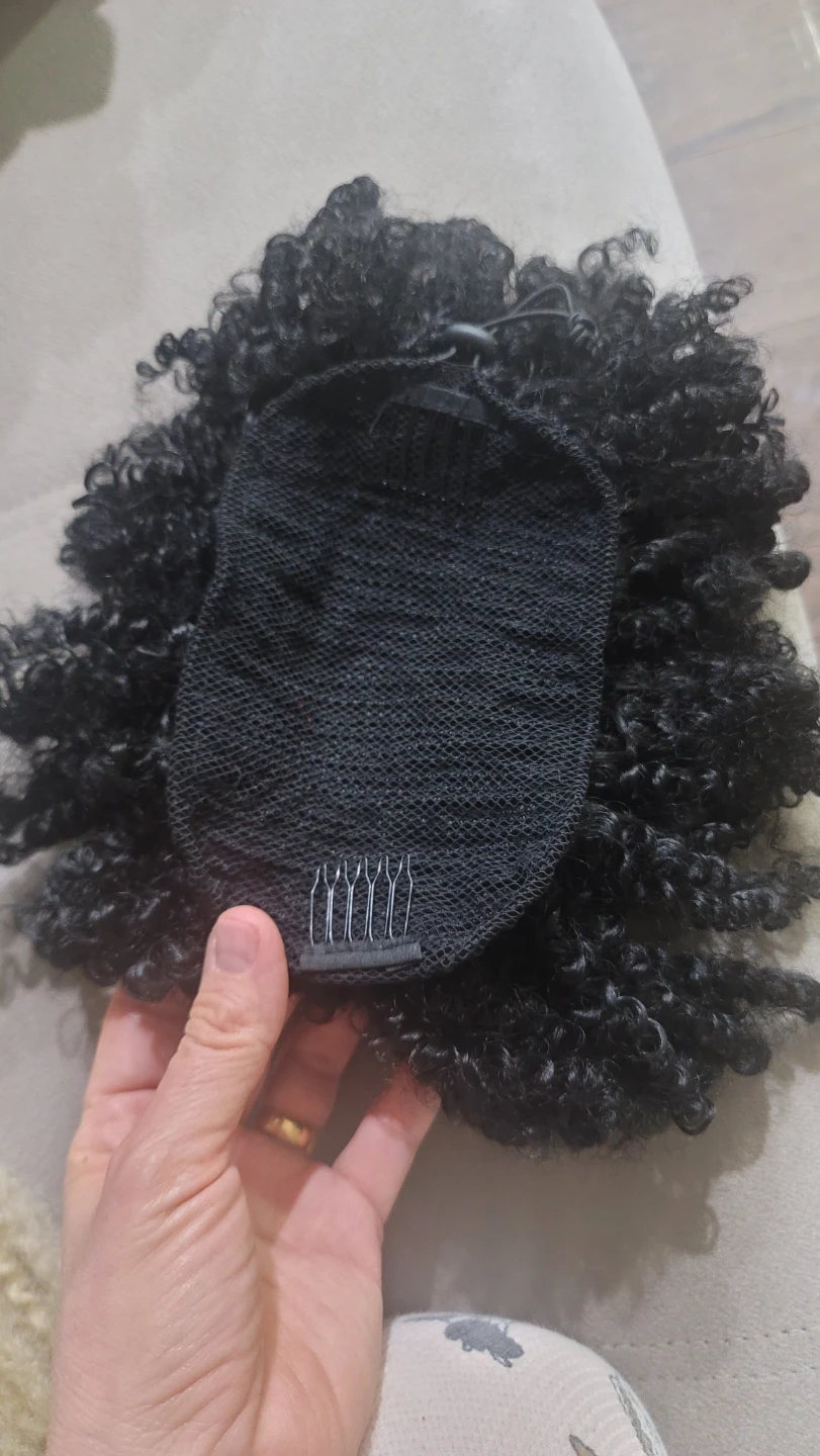 Curly Hair African Big Hair Bun (new never used) - photo 4