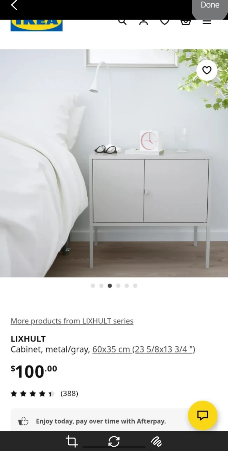 IKEA LIXHULT Cabinet  carrot - photo 2